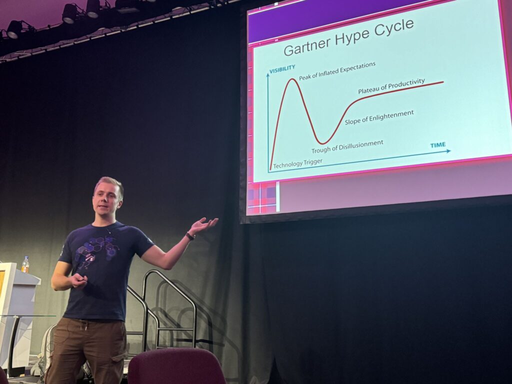 MVP Tatu Seppälä tijdens de Scottish Summit in Aberdeen